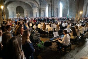 Festa dell’Europa: il concerto del coro sulla scalinata della Pilotta