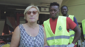Giovani migranti accolti da Svoltare al lavoro per fare più belle le scuole di Parma