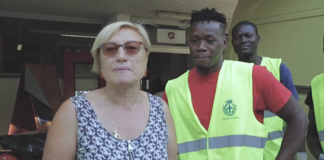 Giovani migranti accolti da Svoltare al lavoro per fare più belle le scuole di Parma