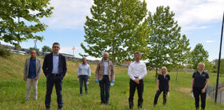 Progetto di forestazione lungo la tangenziale Nord di Parma, grazie agli alberi donati da Lanzi Trasporti