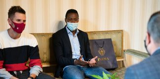 Fausto Desalu, un campione olimpico in Comune a Parma