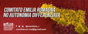 Il comitato No Autonomia Differenziata chiede il ritiro della richiesta di autonomia regionale differenziata avanzata nel 2018