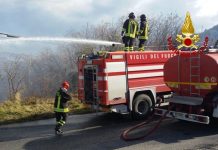 Incendio in un centro rifiuti Iren a Parma