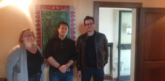 La mostra “Dipinti Bugiardi” a Parma si chiude con grande presenza di pubblico e la visita di Michele Guerra