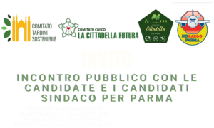 Il 27 maggio alle 20.45 incontro pubblico con i candidati e le candidate sindaco “4 x 3 = 12!”