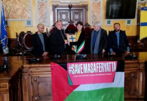 La delegazione palestinese di Masafer Yatta ricevuta in Comune a Parma