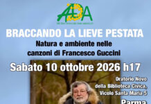 Parma. Braccando la lieve pestata. Francesco Guccini e la natura con Rocco Rosignoli